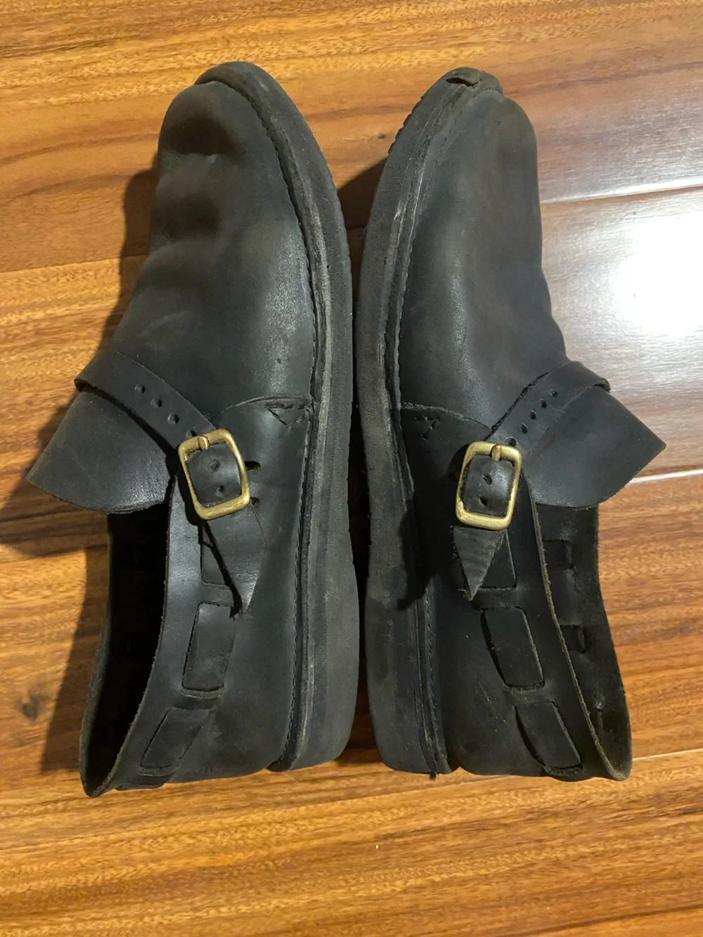 Aurora Shoe Co. Men's Middle English - NAVY 8 1/2 8.5 C